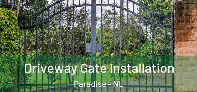Driveway Gate Installation Paradise - NL